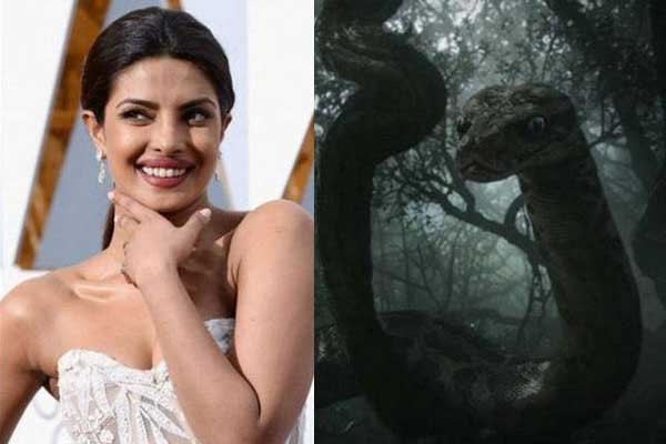 Priyanka chopra as kaa in Jungle book