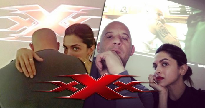 Deepika Padukone with Vin Diesel in his upcoming movie XXX