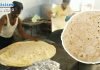 Viral Video: You won’t be able to finish this single giant Rotis (Chapatis) Indian Man making giant Chapatis