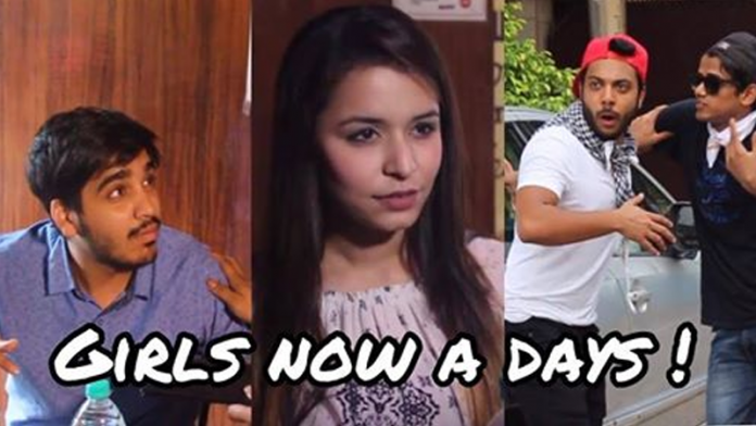 Girls Nowadays Be like funny video by real shit