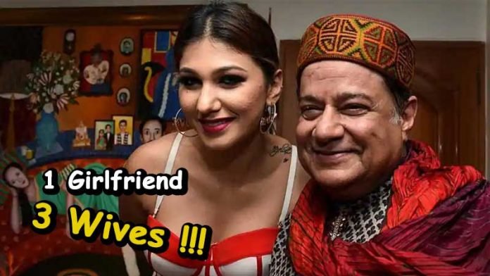 anup jalota was married thrice before having a girlfriend