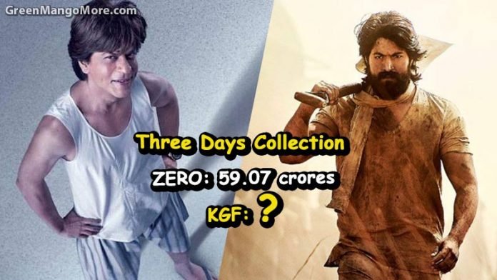 KGF beats SRK's ZERO movie in First Weekend Collection
