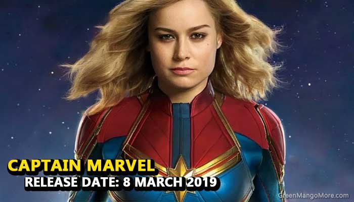 Captain Marvel Hollywood movie 2019