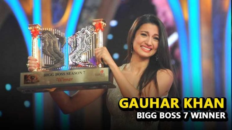Winner of Bigg Boss Season 7, Gauhar Khan