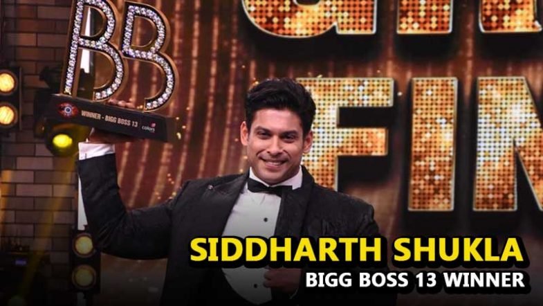 Bigg Boss Season 13 Winner Siddharth Shukla