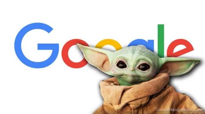 Grogu is celebrating Star Wars Day- Baby Yoda on Google Search Bar