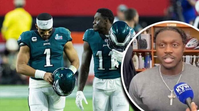 A.J. Brown denies having beef with Jalen Hurts