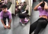 Hilarious Video Alert: Delhi Metro Somersault Attempt Goes Viral! 🤣 Guy Fell Hilariously while doing Somersault stunt in a busy delhi metro