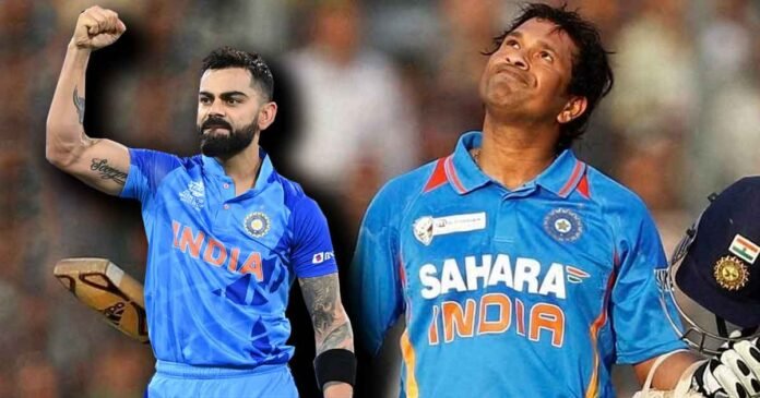 Koholi-Breaks-Sachin-Tendulkar's-Record Virat Kohli Breaks Sachin Tendulkar's Record. Know His Achievement
