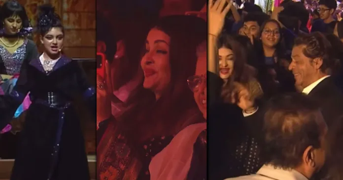 Aaradhya Bachchan Annual Day Performance AIshwarya and Shah Rukh Khan Dance Video