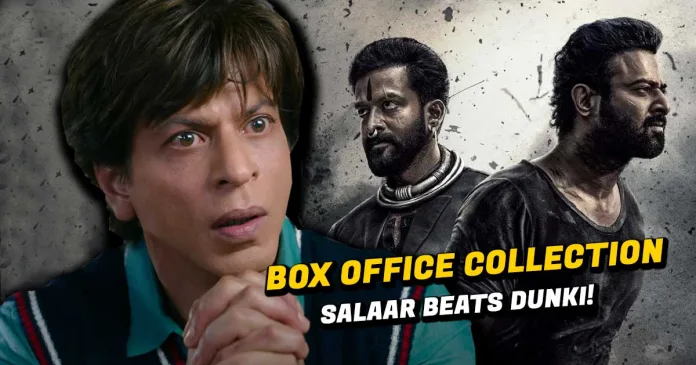 Day 1 Collection Box Office Dunki vs Salaar. Prabhas Salaar Beats Shah Rukh Khan's Dunki at box office.