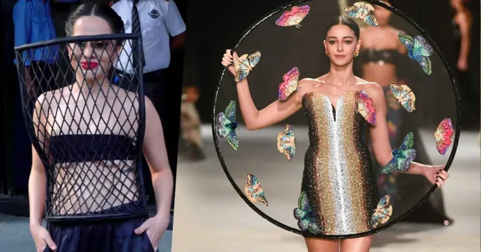 Ananya Panday Takes Paris Fashion Week by Storm with Jaw-Dropping Butterfly Ensemble – Internet in a Frenzy