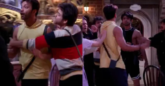 Vicky and Abhishake ugly fight over ayesha khan's comment