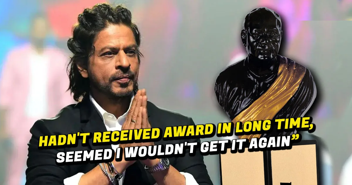 Shah Rukh Khan Wins Dadasaheb Phalke Dpiff 2024 I Thought I Wouldnt Get An Award Again 