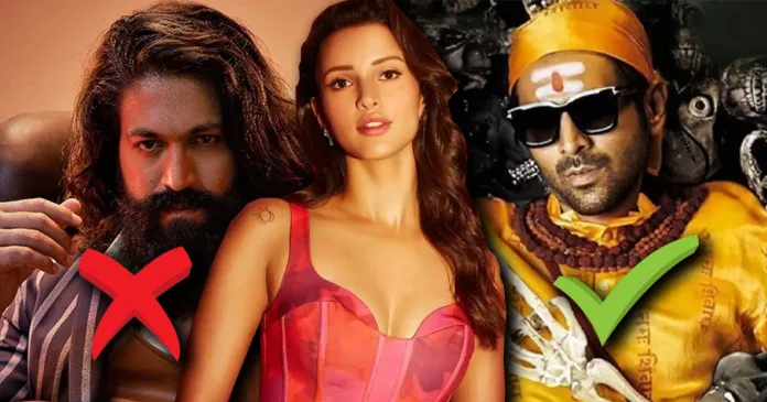 Triptii Dimri's Strategic Career Move: Opting for Bhool Bhulaiya 3 Over Toxic