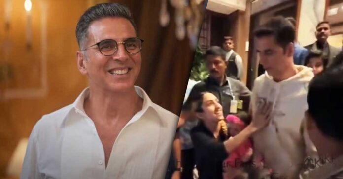 Akshay Kumar Uncomfortable as Female Fan Touches Him During Photo